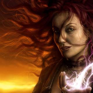 Lightning powers wallpaper