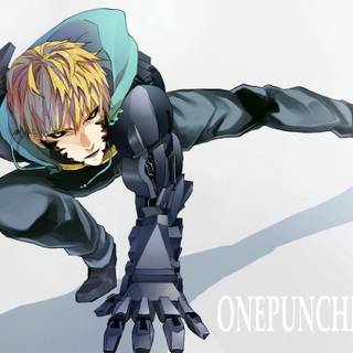 One Punch Man Cyborg minimalist wallpaper