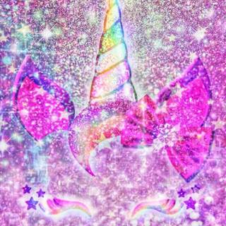 Glitter unicorn wallpaper