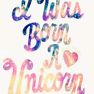 Glitter unicorn wallpaper