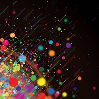 Abstract dots HD wallpaper