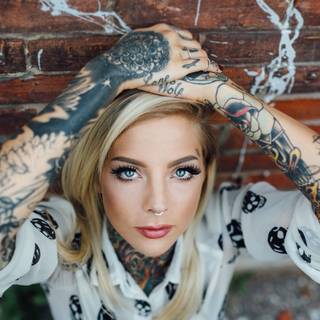 Tattooed wallpaper