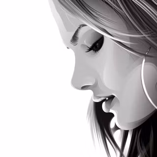 Women draw wallpaper