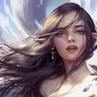 Fantasy elf wallpaper