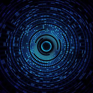 Blue design mobile wallpaper