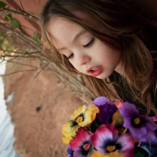 Sweet baby girl HD wallpaper