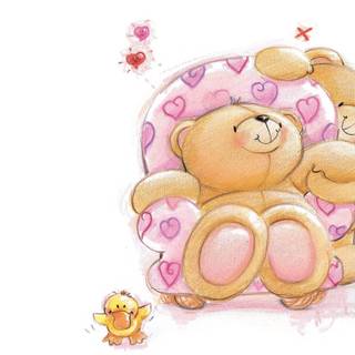 Cartoon bear wallpaper