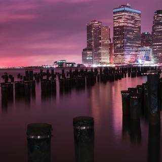 Brooklyn Bridge lights wallpaper