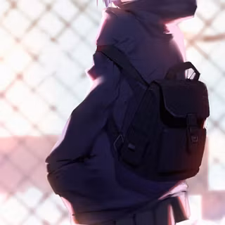 Hoddie anime girl wallpaper