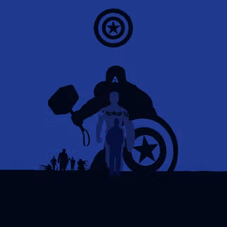 Minimalist Avengers wallpaper