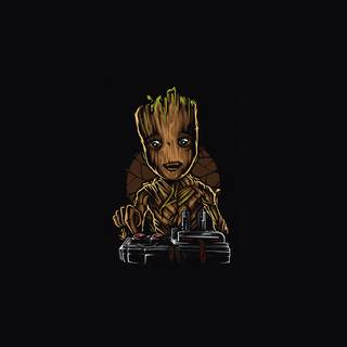 Desktop HD I Am Groot wallpaper