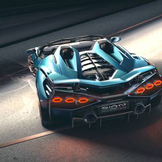 Lamborghini Sián Roadster HD wallpaper