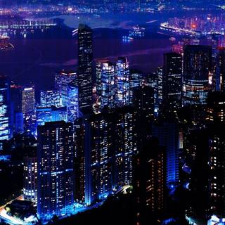 Android city sky wallpaper