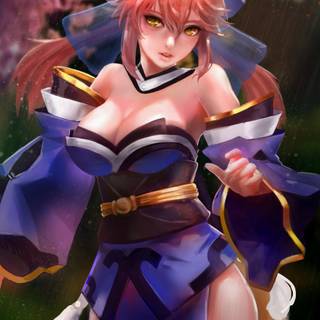 Tamamo no Mae HD mobile wallpaper