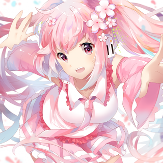Sakura Miku desktop wallpaper