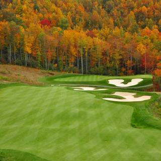 Autumn golf wallpaper