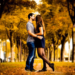 Boy and girl love HD wallpaper