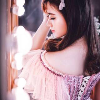 Girls hidden face HD wallpaper