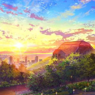 Landscape cool anime wallpaper