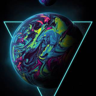 iPhone planet 4k wallpaper