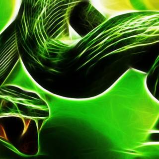 Green gaming wallpaper