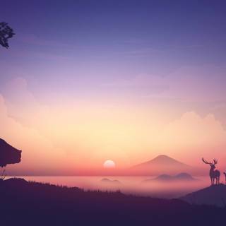 Calming anime wallpaper