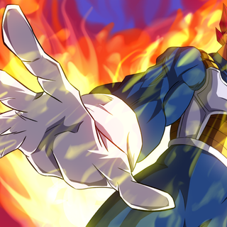 Super Saiyan God Vegeta wallpaper