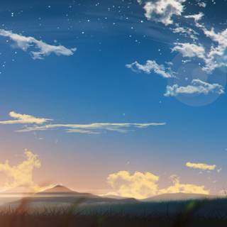 Anime sunrise wallpaper
