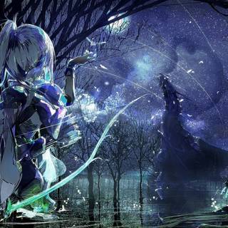 Arrow girl wallpaper