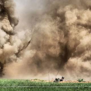 Bomb blast wallpaper