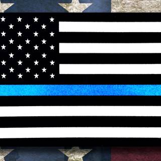 Cop flag computer wallpaper