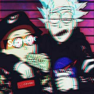 Rick and Morty aesthetic Ps4 wallpaper