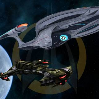 Star Trek Space Dive wallpaper