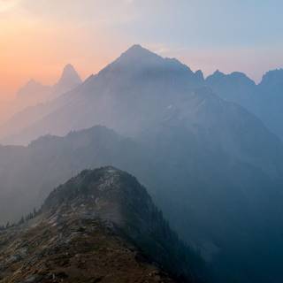 Fogy sunrise wallpaper