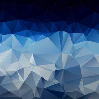 Blue polygons wallpaper
