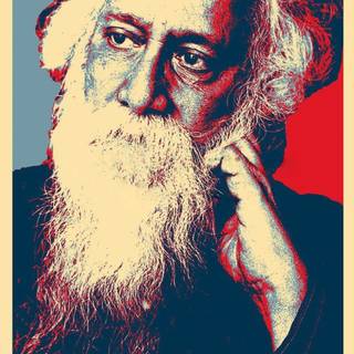 Rabindranath Tagore phone wallpaper