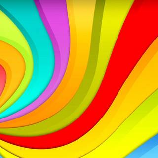 Pink and yellow abstract swirl HD wallpaper