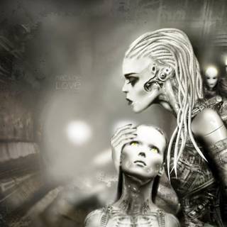 Sci-fi female Ultra HD wallpaper