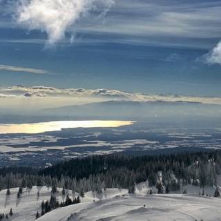 Snow mountains wallpaper