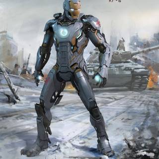 Iron Man Iron Bot wallpaper