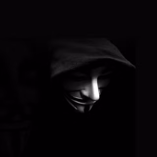 Hacker face wallpaper