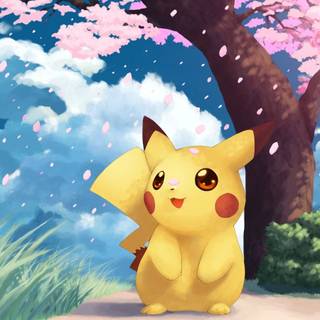 Cute Pikachu computer wallpaper