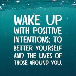 Intentions wallpaper