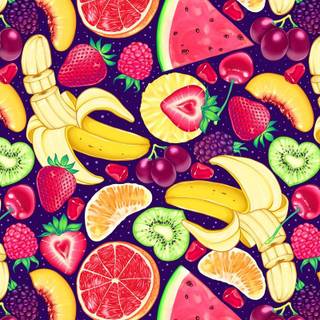 Strawberry cow wallpaper