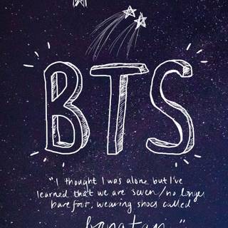 BTS We are not seven with you wallpaper