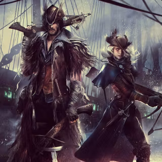 Girl with crossbow wallpaper