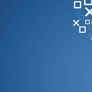 Retro Ps4 blue wallpaper