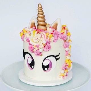Unicorn cake wallpaper
