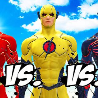 The Flash vs Professor Zoom wallpaper