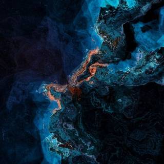 Amoled water wallpaper